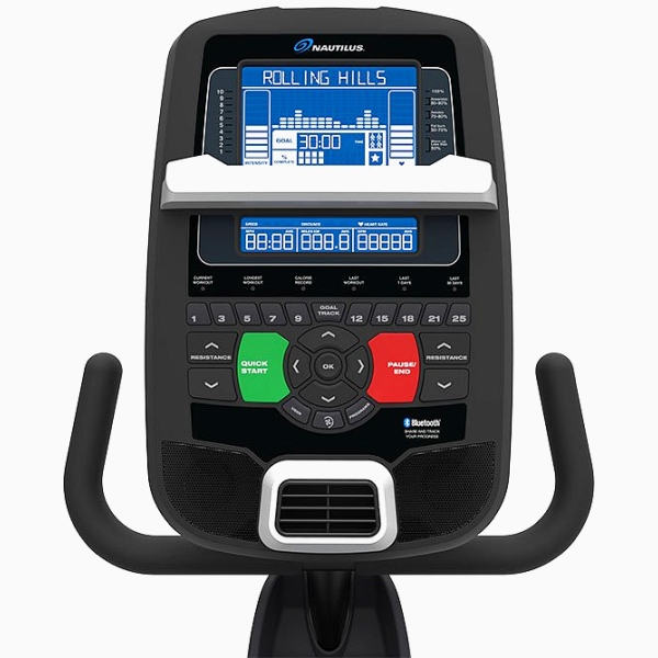 Horizontalus dviratis treniruoklis su indukcine stabdžių sistema Nautilus R628 LCD Horizontalus dviratis treniruoklis su indukcine stabdžių sistema Nautilus R628 LCD