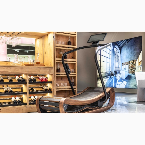 Premium klasės medinis mechaninis bėgimo takelis NOHrD Sprintbok Oak TFT 17" (ąžuolas) Premium klasės