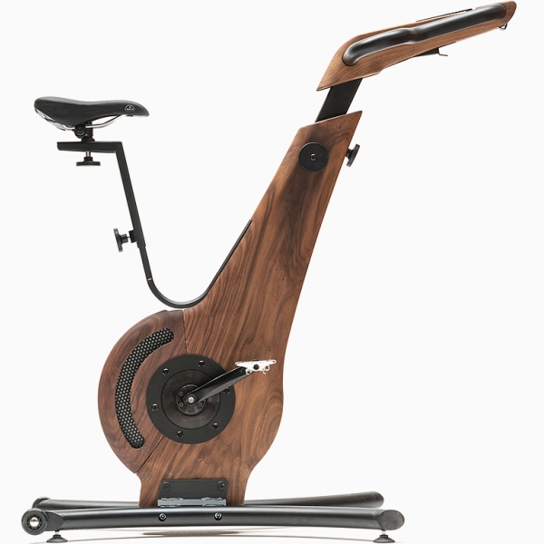 Medinis "premium" dviratis treniruoklis NOHrD Indoor Walnut Wood (riešutmedis)