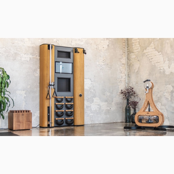 Daugiafunkcinis treniruoklis NOHrD Wall Compact Walnut Wood TFT" (riešutmedis)