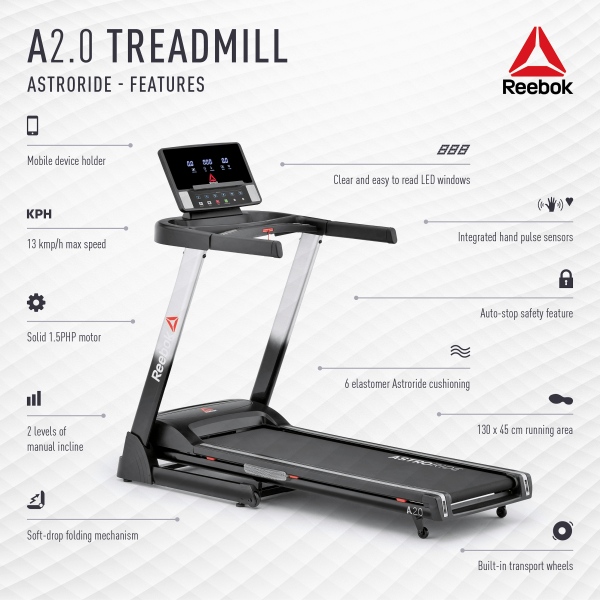 Sulankstomas begimo takelis Reebok Astroride A2.0 T LED Sulankstomas begimo takelis Reebok Astroride A2.0 T LED