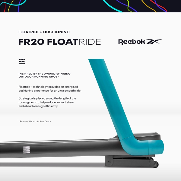 Bėgimo / ėjimo takelis Reebok Floatride TFR20 Black LED