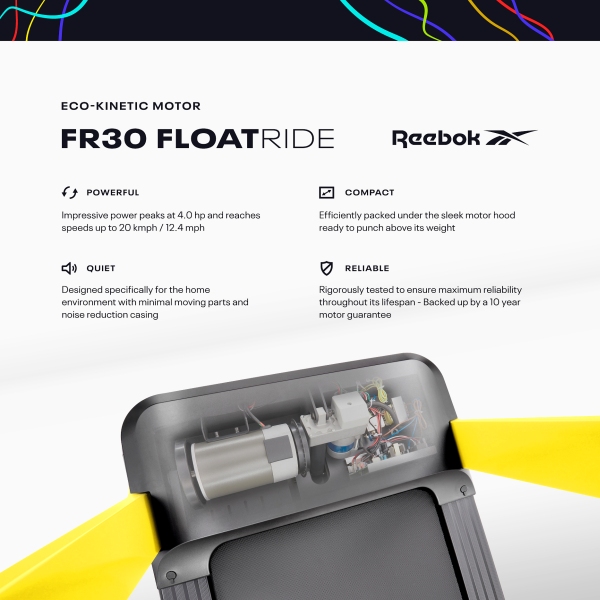 Bėgimo takelis Reebok Floatride FR30 T Red LED