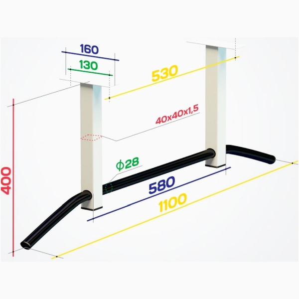 Skersinis prisitraukimams Sanro Sport Atlant-1-W