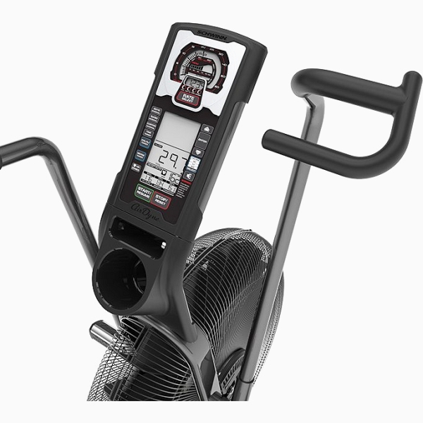 CrossFit" dviratis treniruoklis su oro pasipriešinimu Schwinn Airdyne AD8 HIIT LCD