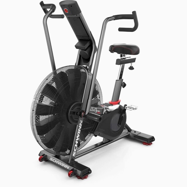 CrossFit" dviratis treniruoklis su oro pasipriešinimu Schwinn Airdyne AD8 HIIT LCD