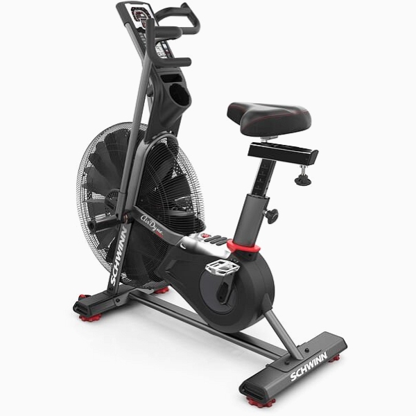 CrossFit" dviratis treniruoklis su oro pasipriešinimu Schwinn Airdyne AD8 HIIT LCD