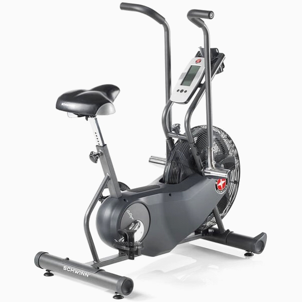 CrossFit" dviratis treniruoklis su oro pasipriešinimu Schwinn Airdyne AD6i HIIT LCD