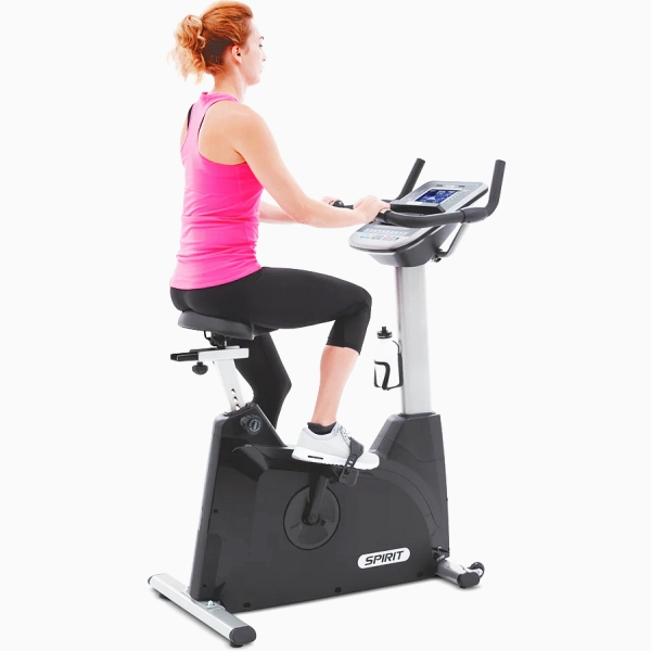 Komfortiškas dviratis treniruoklis su indukcine stabdžių sistema Spirit Fitness XBU55 LCD