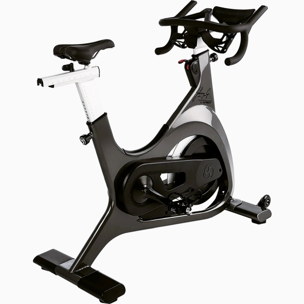 "Premium" klasės komfortiškas spiningo dviratis - spineris Spirit Fitness Johnny G Bike LED