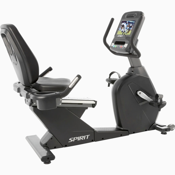 Profesionalus horizontalus dviratis treniruoklis Spirit Fitness CR900 TFT 10" PRO