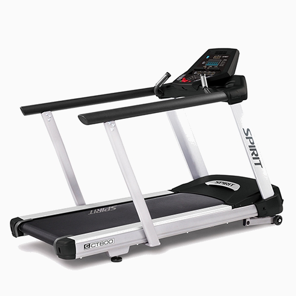 Profesionalus ėjimo / bėgimo takelis  su porankiais reabilitacijai Spirit Fitness CTM800 LED PRO