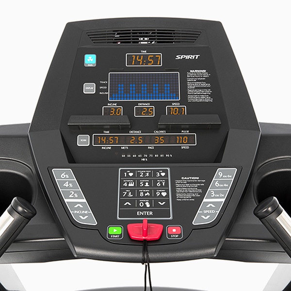 Profesionalus ėjimo / bėgimo takelis  su porankiais reabilitacijai Spirit Fitness CTM800 LED PRO