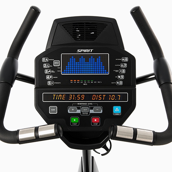 Dviratis treniruoklis Spirit Fitness CU800 LED PRO Dviratis treniruoklis Spirit Fitness CU800 LED PRO
