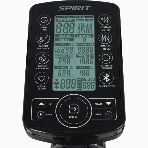 CrossFit" dviratis treniruoklis su oro pasipriešinimu Spirit Fitness AB900 LCD CrossFit" dviratis treniruoklis su oro pasipriešinimu Spirit Fitness AB900 LCD