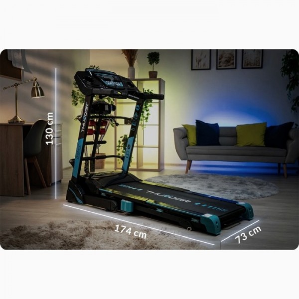 Bėgimo takelis Thunder BIONIC-D Vibro LCD