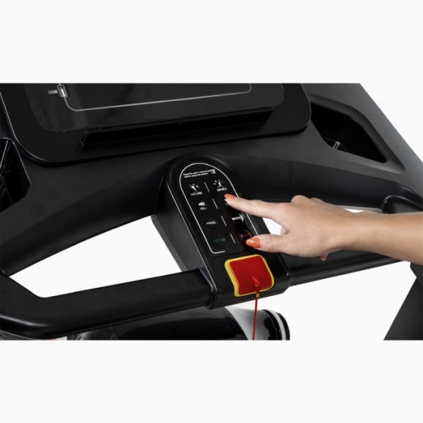 Sulankstomas bėgimo / ėjimo takelis Thunder Treadmill PHENOM-S-Black LCD