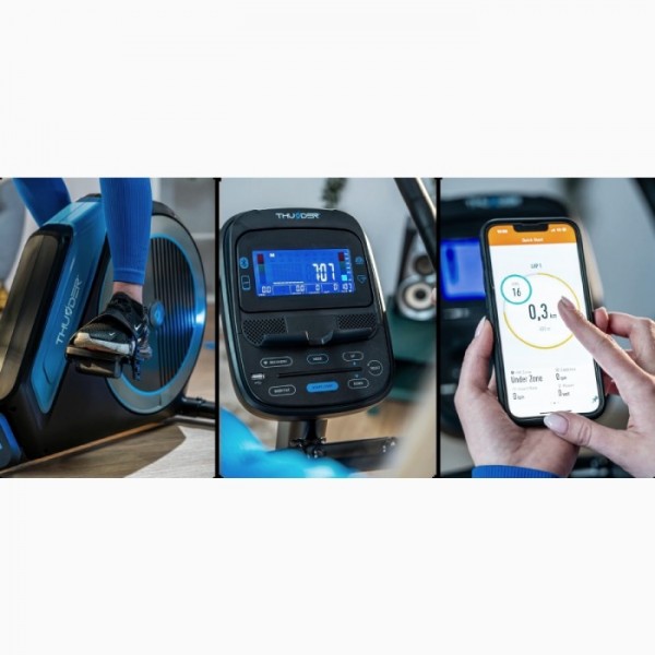 Išmanusis dviratis treniruoklis - ergometras Thunder ATARO-Ergometer LCD