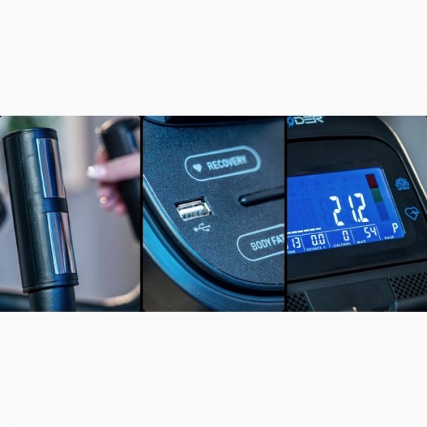 Elipsinis treniruoklis Thunder BLAZE-Black LCD