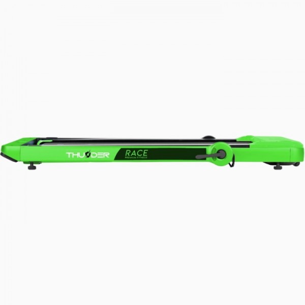 Kompaktiškas sulankstomas bėgimo / ėjimo takelis Thunder RunPad RACE-Green LCD