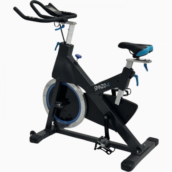 Spiningo dviratis treniruoklis su rankiniu (mechaniniu) valdymu Thunder Spinner SPINZO-X LCD