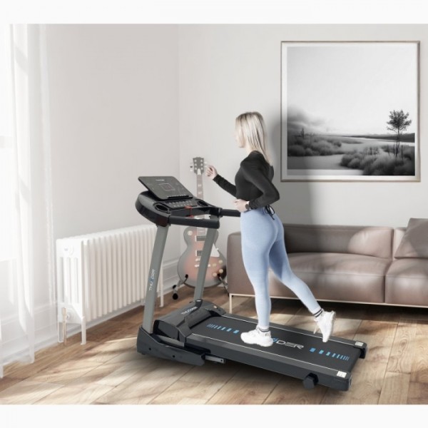 Sulankstomas bėgimo / ėjimo takelis Thunder Treadmill NETO-Black LCD