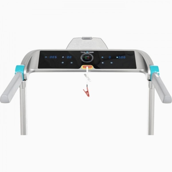 Kompaktiškas sulankstomas bėgimo / ėjimo takelis Thunder RunPad ULTRA-Silver LED