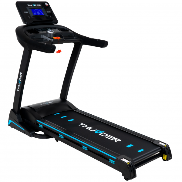 Sulankstomas bėgimo / ėjimo takelis Thunder Treadmill Core-S-BLACK LCD
