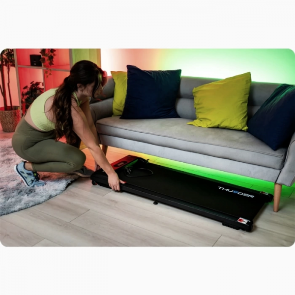 Kompaktiškas sulankstomas bėgimo / ėjimo takelis Thunder WalkingPad IDEA LED