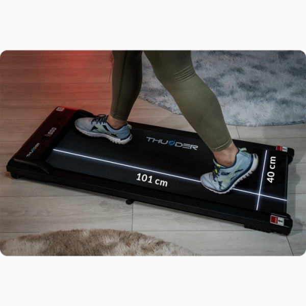 Kompaktiškas sulankstomas bėgimo / ėjimo takelis Thunder WalkingPad IDEA LED