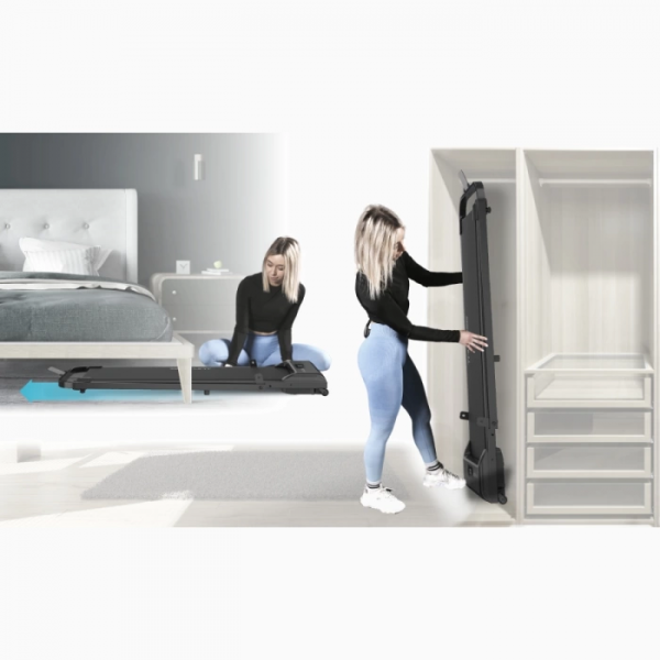 Kompaktiškas sulankstomas bėgimo / ėjimo takelis Thunder WalkingPad VIVA-SL LED