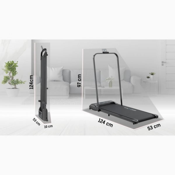 Kompaktiškas sulankstomas bėgimo / ėjimo takelis Thunder WalkingPad VIVA-SL LED