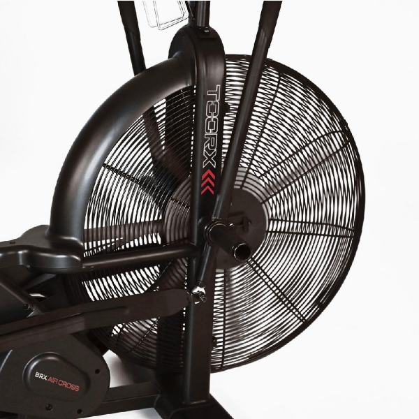 Profesionalus CrossFit" dviratis treniruoklis su oro pasipriešinimu Toorx BRX AirCrossBike LCD PRO Profesionalus CrossFit" dviratis treniruoklis su oro pasipriešinimu Toorx BRX AirCrossBike LCD PRO