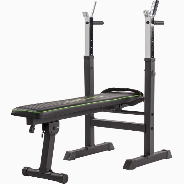 Sulankstomas štangos suoliukas su stovais Tunturi Bench WB-20 Sulankstomas štangos suoliukas su stovais Tunturi Bench WB-20