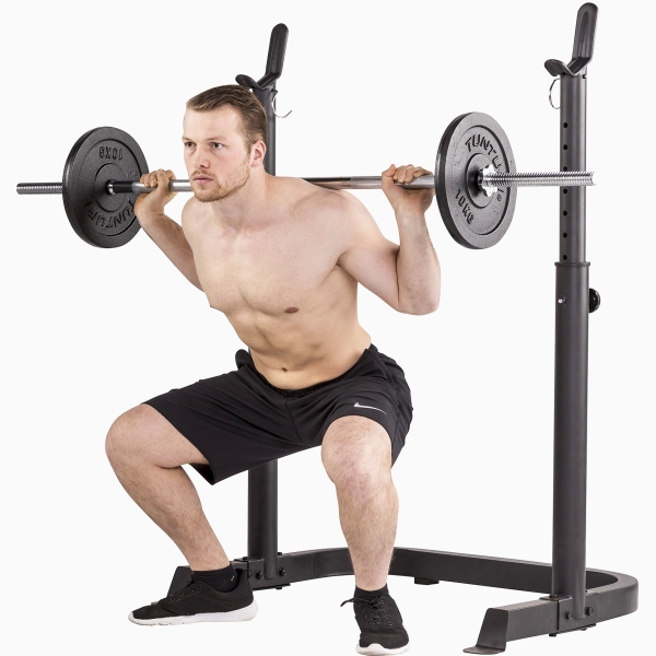 Štangos suoliukas su stovais Tunturi Bench WB50 Štangos suoliukas su stovais Tunturi Bench WB50