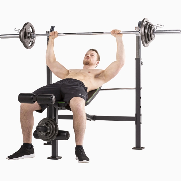 Štangos suoliukas su stovais Tunturi Bench WB60 Štangos suoliukas su stovais Tunturi Bench WB60