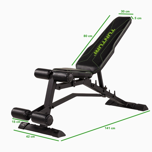 Sulankstomas universalus treniruočių suoliukas Tunturi Bench UB-80 PRO Sulankstomas universalus treniruočių suoliukas Tunturi Bench UB-80 PRO