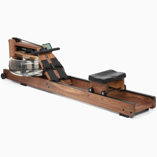 Medinis irklavimo treniruoklis su vandens pasipriešinimu WaterRower Walnut S4 Monitor LCD (riešutmedis)